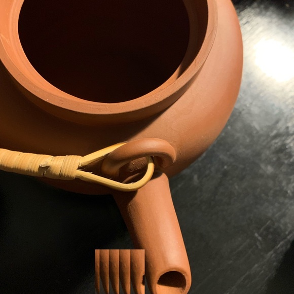 Teapot Clay Terracotta with infuser Made in Japan BNWB - Picture 7 of 9